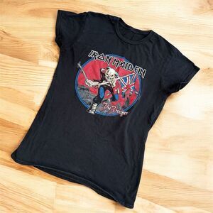 Iron Maiden Black Graphic Band T Shirt Tee Small Music